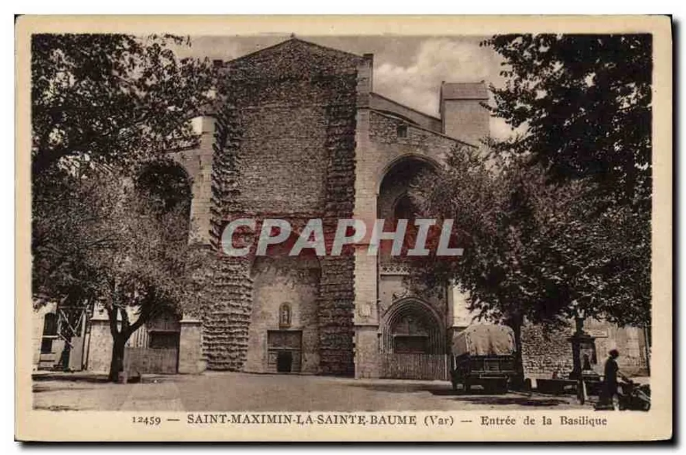 Saint-Maximin-la-Sainte-Baume (Var) — Eingang zur Basilika — n° 12459 - Vorderseite