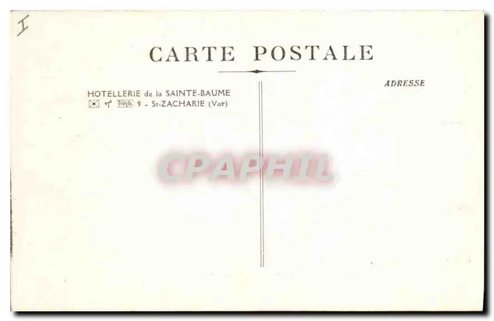 Saint-Maximin — Vista Geral — Hotellerie de la Sainte-Baume - Verso