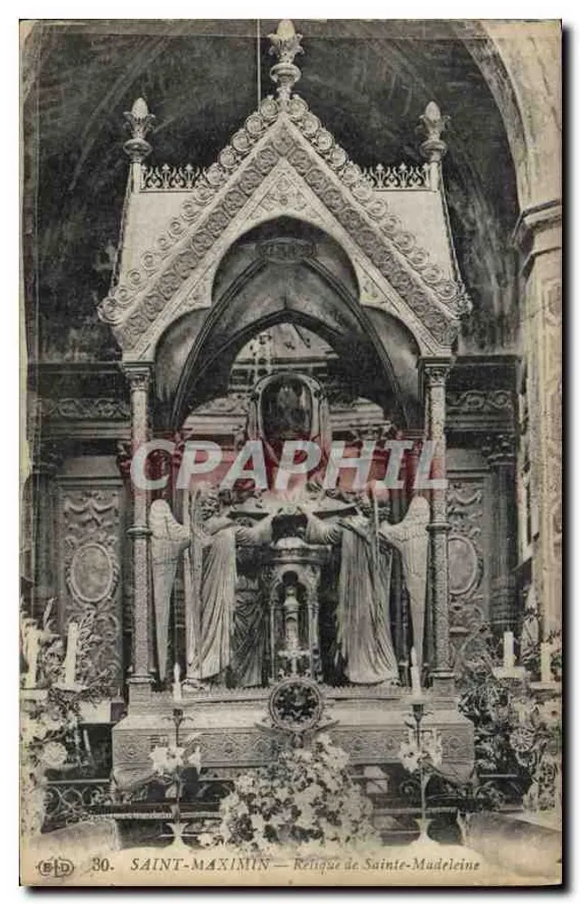 Saint-Maximin — Relíquia de Santa Madeleine - Frente