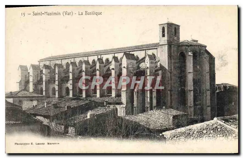Saint-Maximin (Var) — A Basílica — Fototipia R. Lanoue, Marsillia - Frente