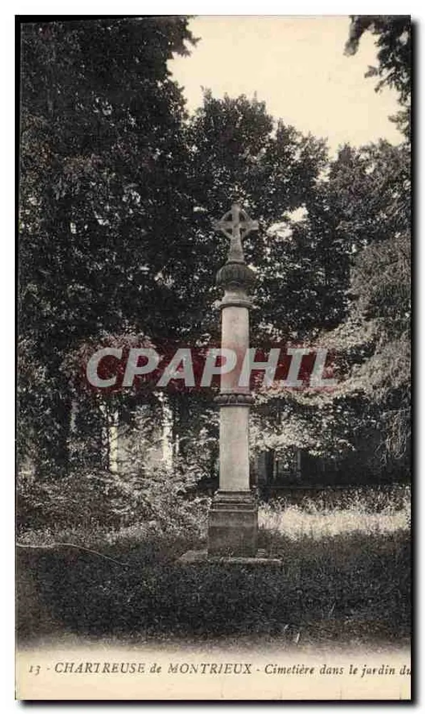Chartreuse de Montrieux — Friedhof im Gartengelände des Klosters — Edition F. Duce - Marzelle - Vorderseite