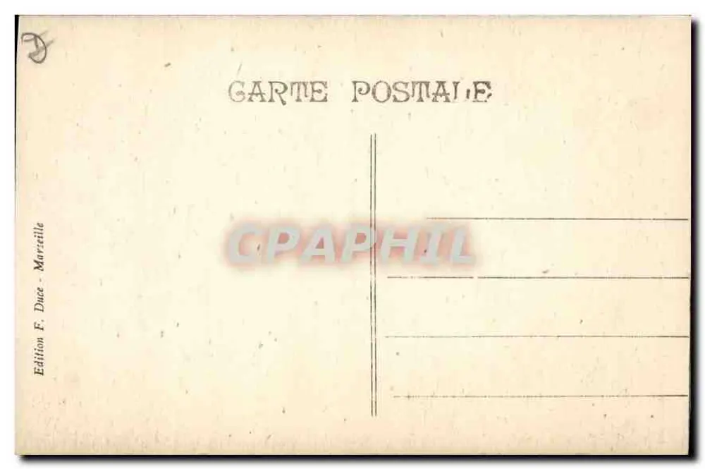 Chartreuse de Montrieux — Friedhof im Gartengelände des Klosters — Edition F. Duce - Marzelle - Rückseite