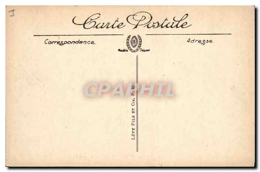 Saint-Raphaël — Ansicht von der Rückseite des Hotels Beau-Rivage — Selecta - Rückseite