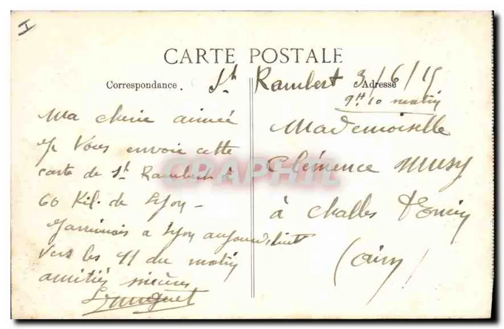 Saint-Raphaël - Vista Geral — Costa Azul, n°107, editor C. Bola - Verso