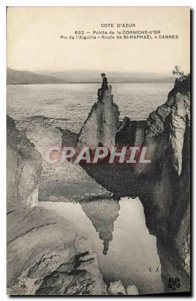 Pic de l'Aiguille — Estrada de St-Raphaël a Cannes — Costa Azul - Frente