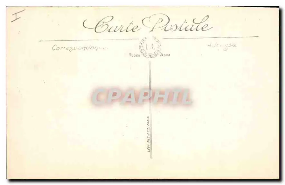 Saint-Raphaël — Ansicht des Löwen von Land und des Löwen von Meer von der Straße nach Nizza — LL. - Rückseite