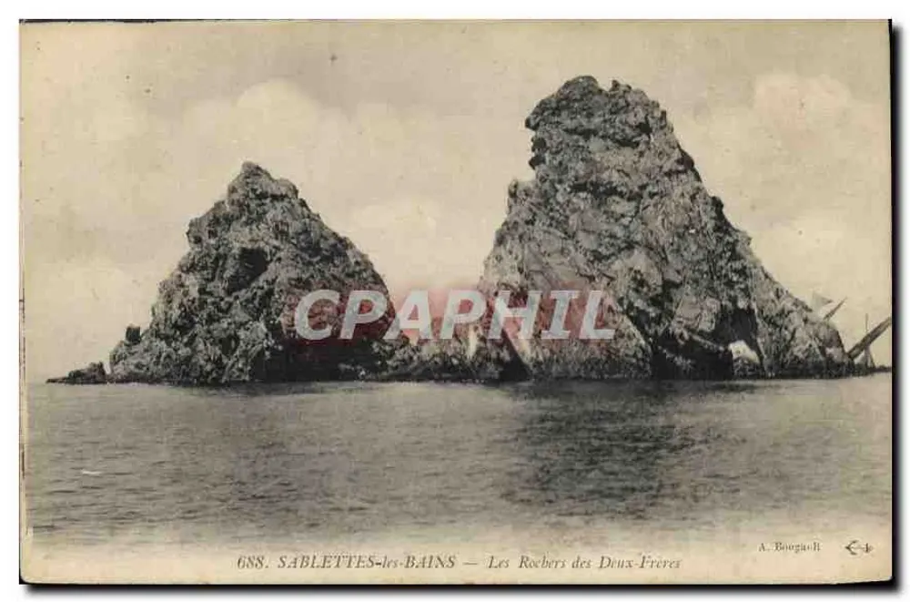 SABLETTE-les-BAINS — Les Rochers des Deux-Frères — A. Bougnot - Vorderseite