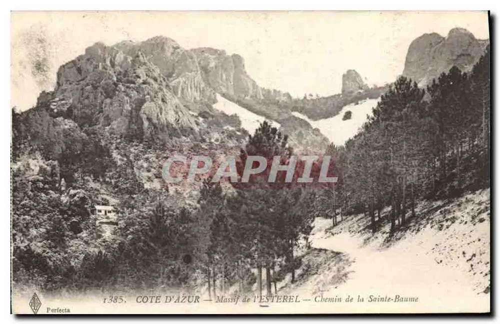 Côte d'Azur — Massif de l'Esterel — Chemin de la Sainte-Baume — Perfecta, Nr. 385 - Vorderseite