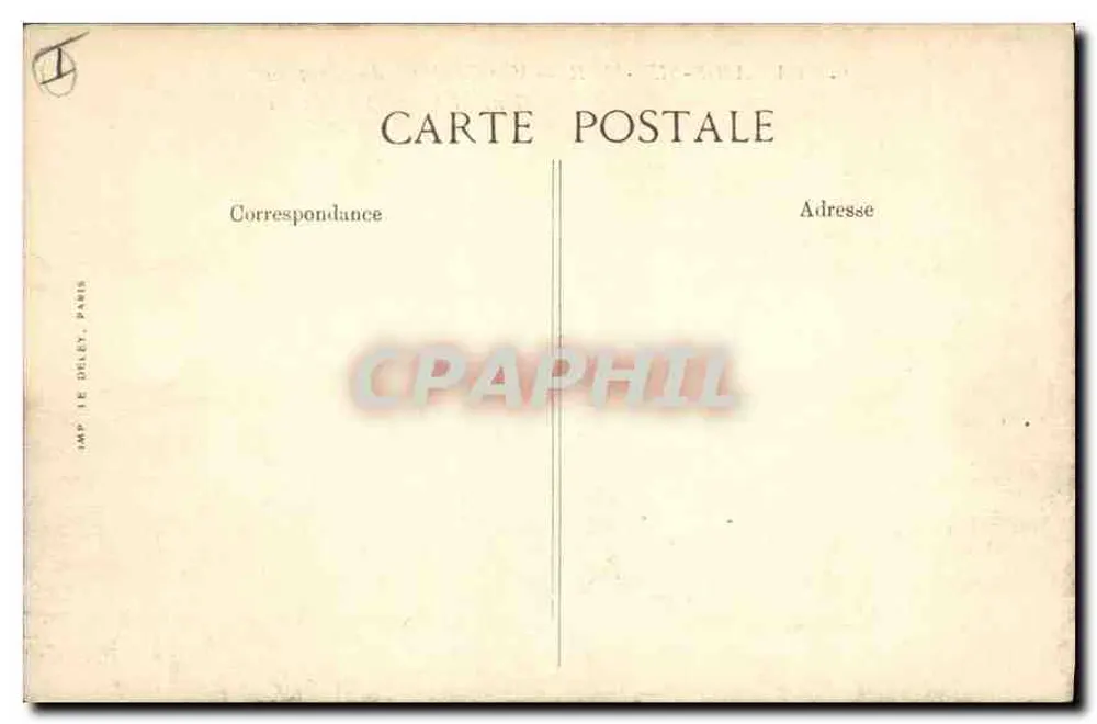 Tamaris-sur-Mer — Allgemeiner Blick auf den Manteau — Imp. Delet, Paris - Rückseite