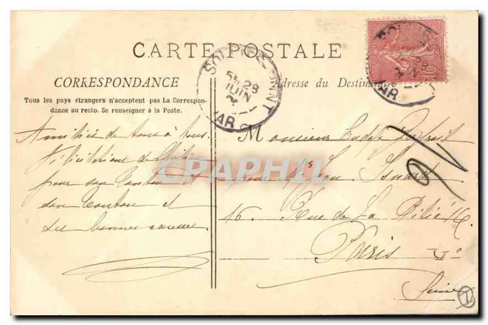 Montrieux - O Grande Claustro — A. Bougault, n°299 - Verso