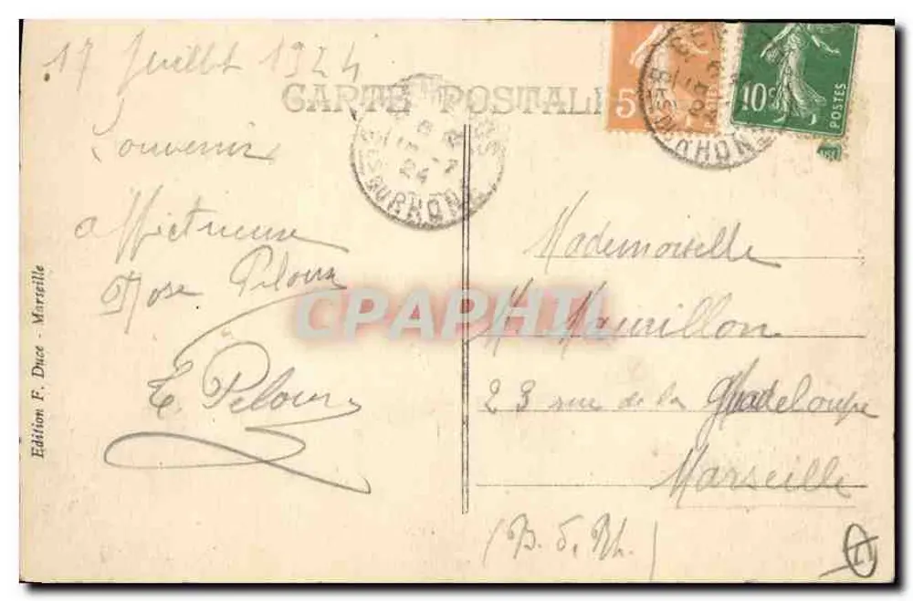 Chartreuse de Montrieux - Grande claustro — Edição F. Duce, n°11 - Verso