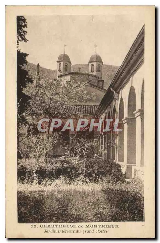 Chartreuse de Montrieux — Innenhof des großen Klostergangs — Ausgabe F. Duce & Cie Marseille - Vorderseite