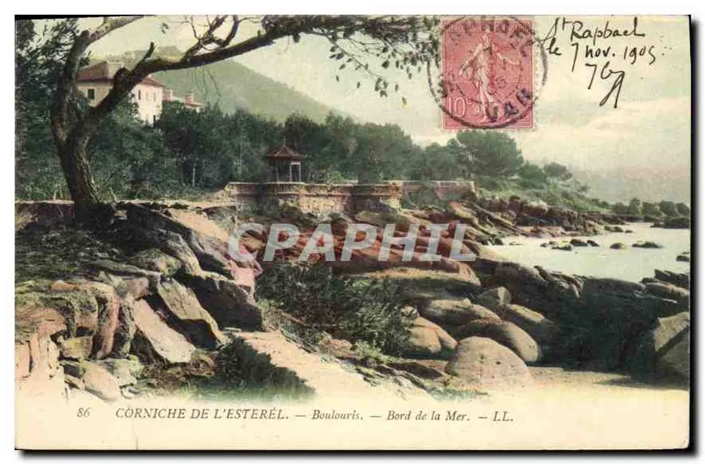 Corniche de l'Esterel — Boulouris — Bord de la Mer — LL. — n°86 - Frente