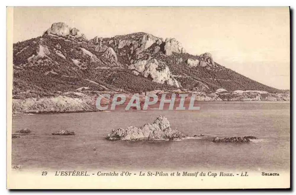 L'ESTÉREL - Corniche d'Or - Le St-Pilon et le Massif du Cap Roux - SELECTA - Frente