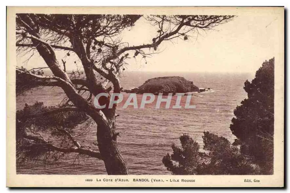 L'Île Rousse — Bandol (Var), Die Côte d'Azur — Edit. Gos - Vorderseite