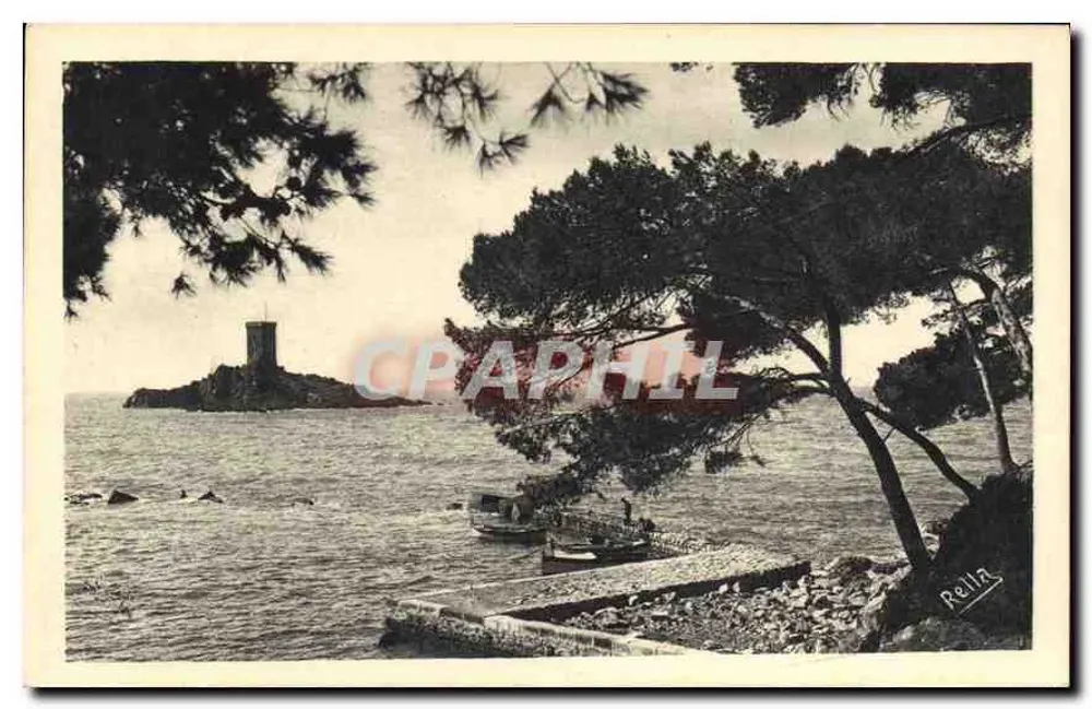 Die Insel von Gold, gesehen vom Diamont-Flage — Agay (Var) — Sammlung Rella 'La Côte d'Alve' - Vorderseite