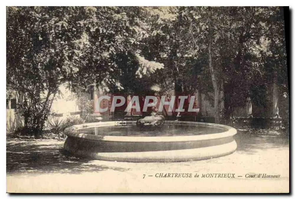 Chartreuse de Montrieux — Cour d'Honneur — Fontaine - Frente