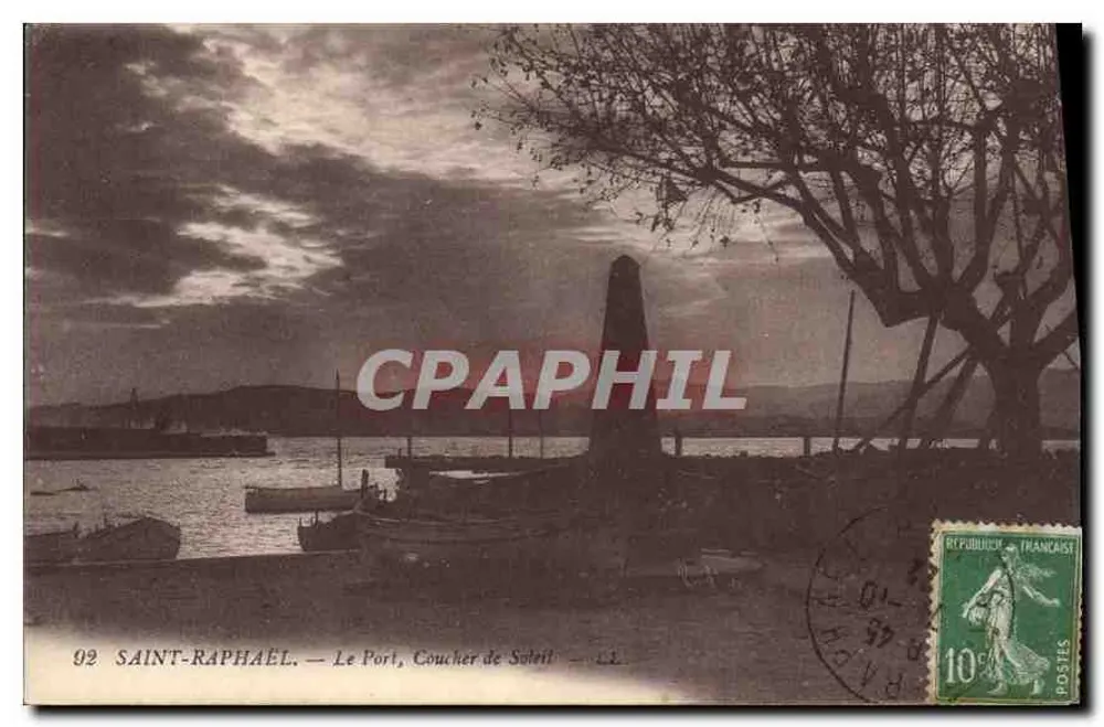 Saint-Raphaël — O Porto, Pôr do Sol — LL - Frente