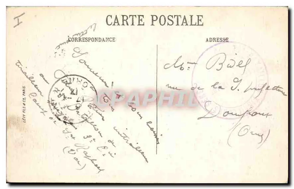 Saint-Raphaël — Der Landlöwe und der Seelöwe von der Straße nach Nice gesehen — Selecta - Rückseite