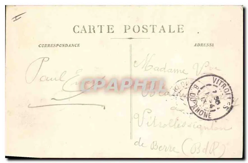Saints-Baume — Interior da Gruta — S.A.P. 24 - Verso
