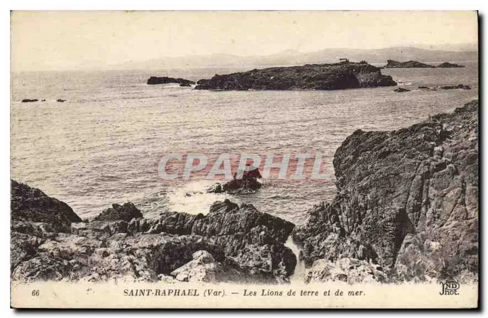 Saint-Raphaël (Var) — Os Leões da terra e do mar — J.P.D. n°66 - Frente