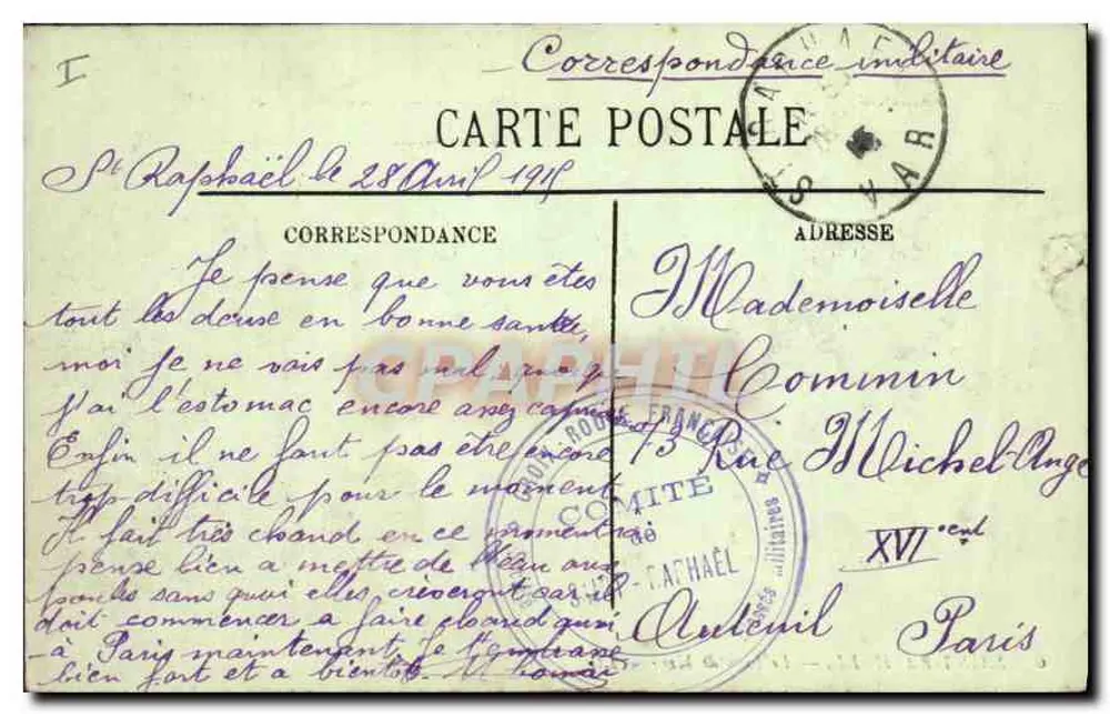 Saint-Raphaël — Le Lion de Mer — LL. n°6 - Verso