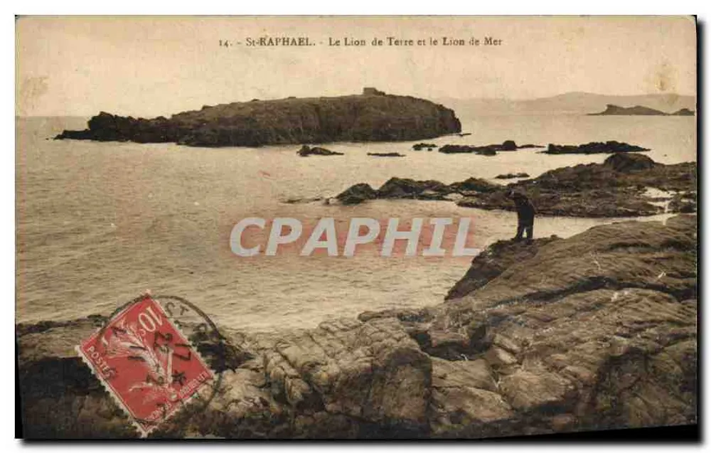 St-Raphaël - Der Löwe des Landes und der Löwe des Meeres - Vorderseite