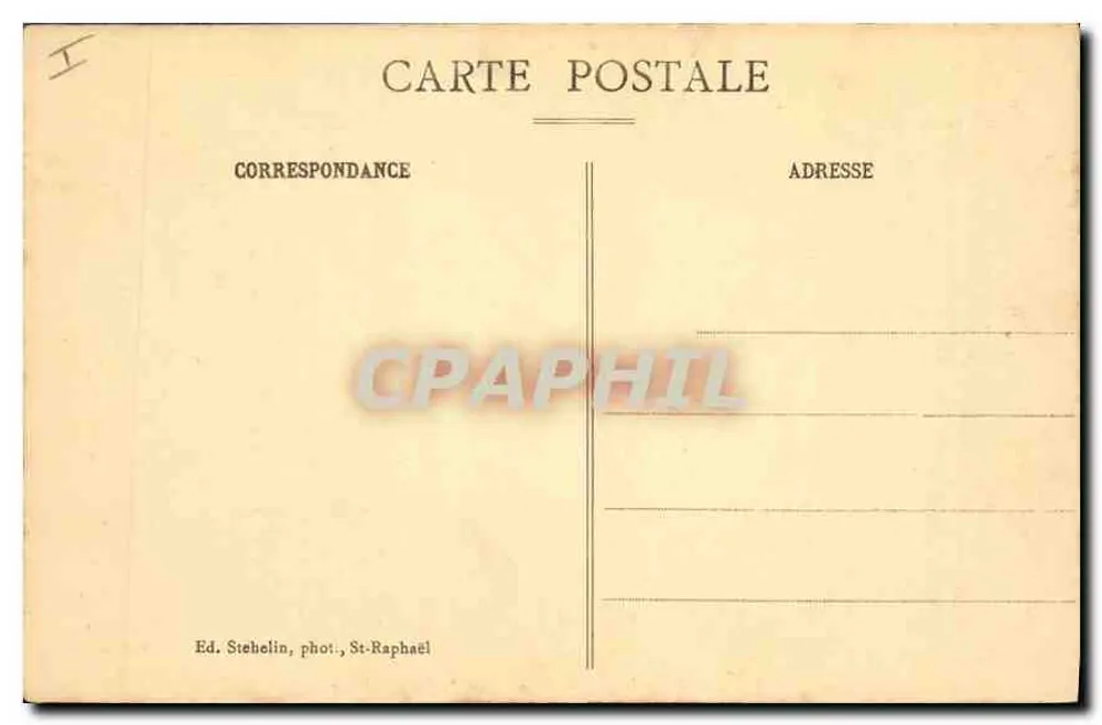 Saint-Raphaël (Var) — Capela Nossa Senhora — Ed. Stehelin, St-Raphaël - Verso