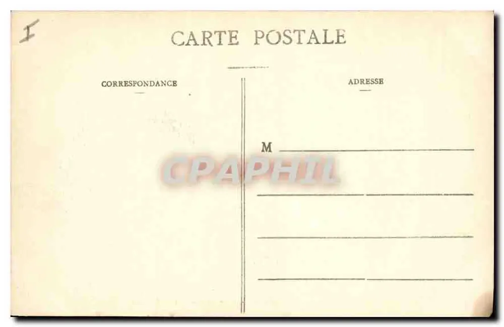 St-Raphaël - Begegnung zweier Wellen an einem stürmischen Tag — Ciliené Papeterie Parisienne n°43 - Rückseite