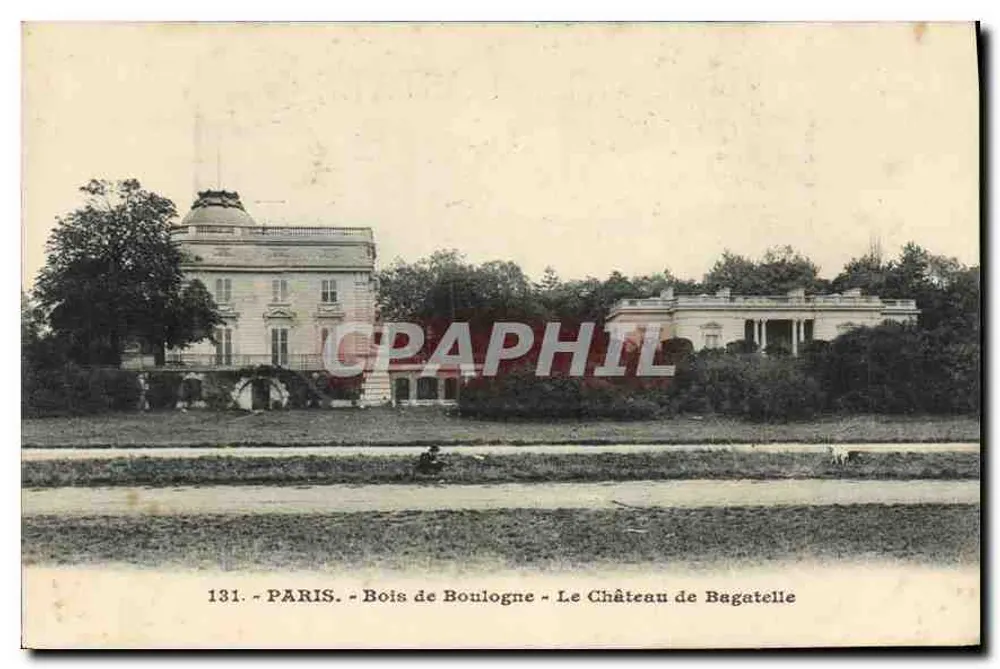 Paris - Bois de Boulogne - Schloss Bagatelle - Vorderseite