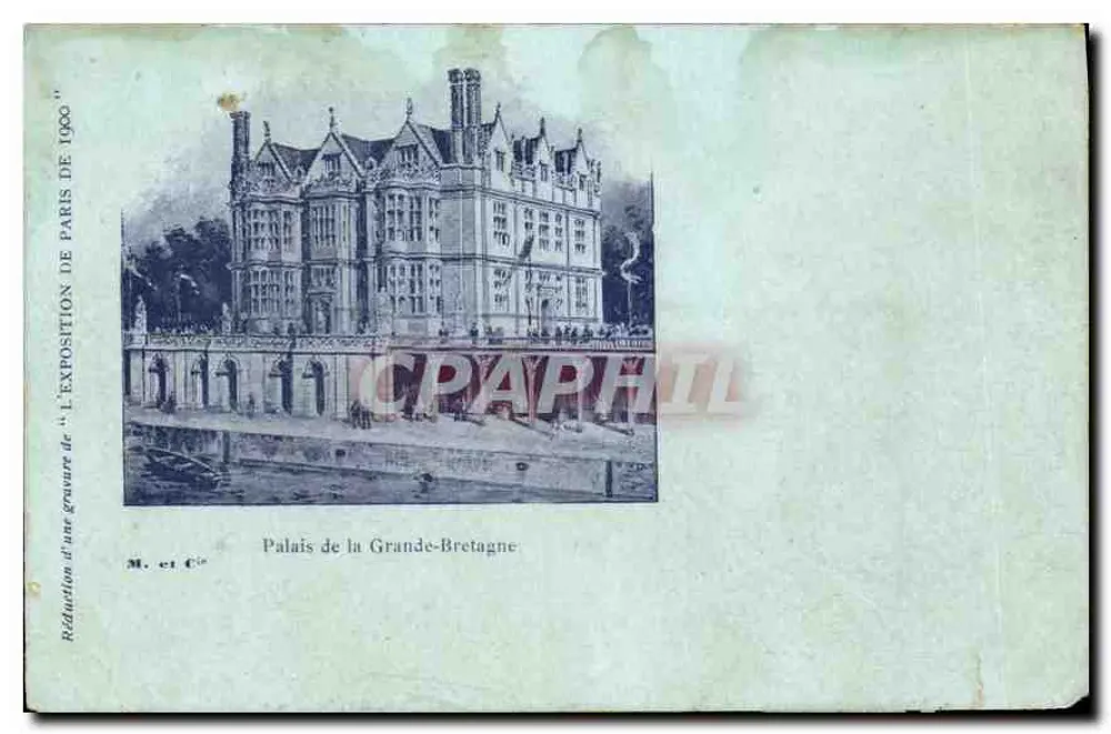 Palácio da Grande-Bretânia — Exposição de Paris 1900 — M. e Cie - Frente