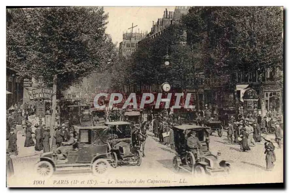 Paris (IIe e IXe) — Os Boulevards des Capucines — LL. - Frente
