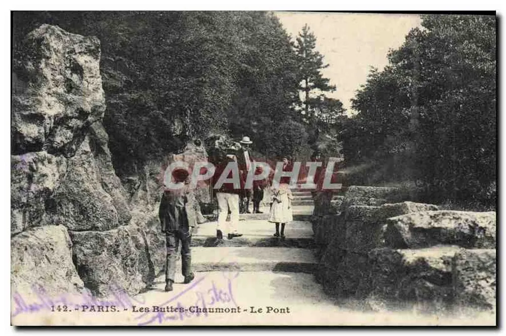Paris - Les Buttes-Chaumont - O Pont — n° de série 142 - Frente