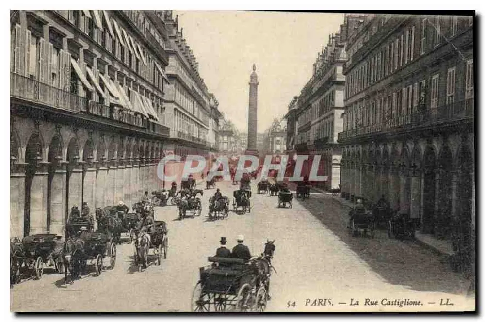 Paris — A Rue Castiglione — LL - Frente