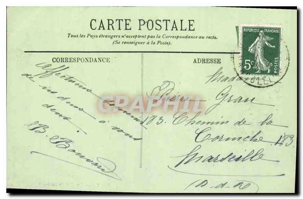 Paris — A Rue Castiglione — LL - Verso