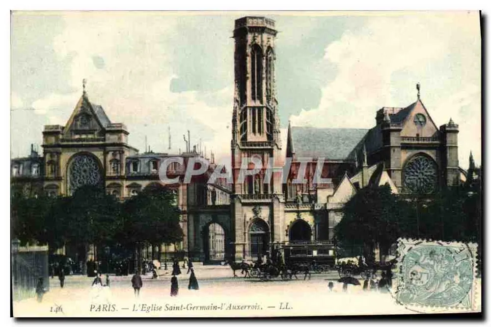 Parigi — La Chiesa di San Germain des Prés — LL. - Recto