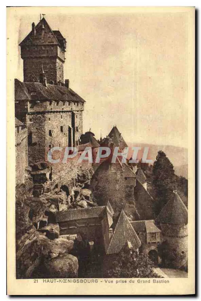 Hoch Kœnigsburg — Aufnahme vom Großen Bastion — Sonderausgabe des Schlosses - Vorderseite