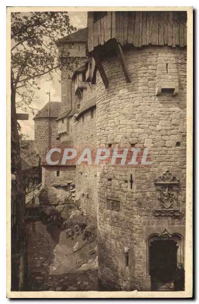 Hohkönigsburg — Aufgang zum Burginnern — Feilz Luib, Kunst-Verlage, Straßburg I. E. II. Serie - Vorderseite