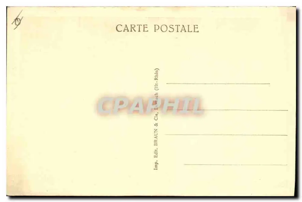 Obernai — Geboortehuis van Mgr Freppel — serie 6399 - Achterkant