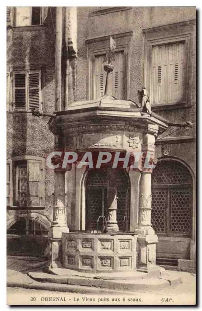 Obernal - Der alte Brunnen mit sechs Eimern — CAP. Nr. 20 - Vorderseite