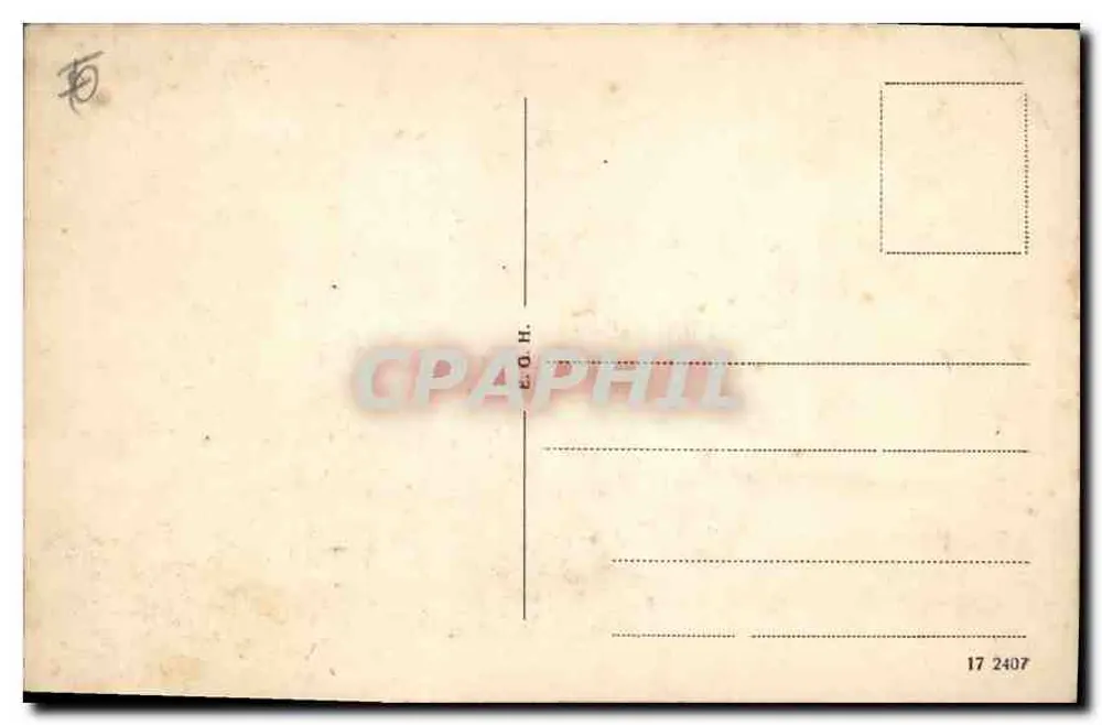 Hagenau i. E. — Igreja de São Jorge — Editor E.O.H. n° 17 2407 - Verso