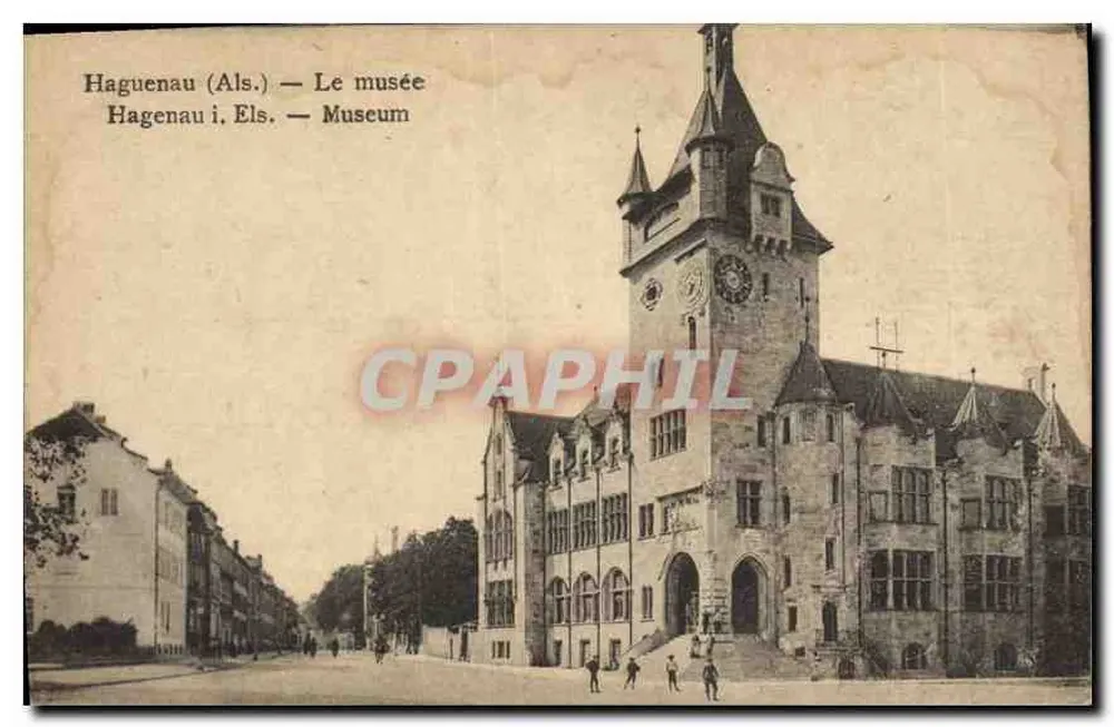 Haguenau (Als.) — O museu — W. Springer filho, Strasbourg - Frente