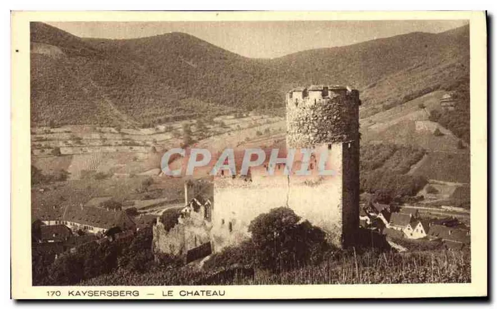 Kaysersberg — A Vista do Castelo — Editor BRAUN & Cie, Dornach - Frente