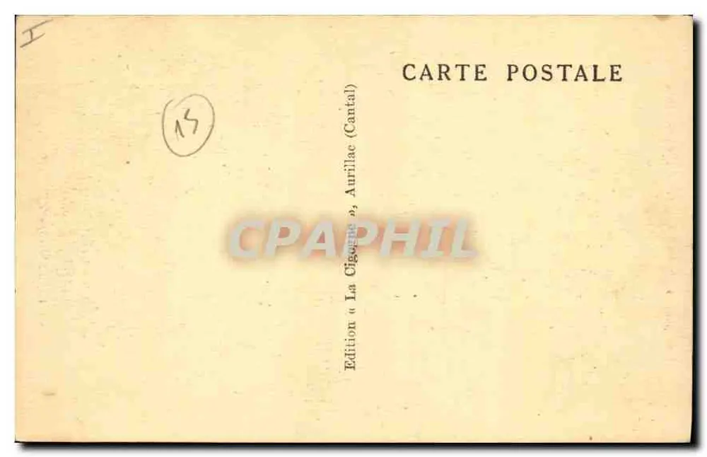 Tal von Mendailles — Die Schönsten Landschaften der Auvergne — 58 bis - Rückseite