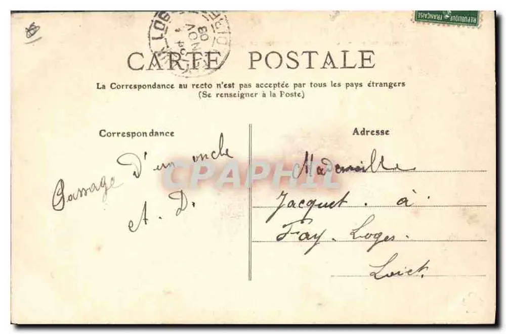 Der Pont de la Mort, nahe Riom — Cantal — Verlag M.T. I.L. - Rückseite
