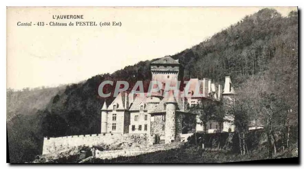 Schloss Pestel (Ostseite) — Cantal, 413 — L'Auvergne - Vorderseite