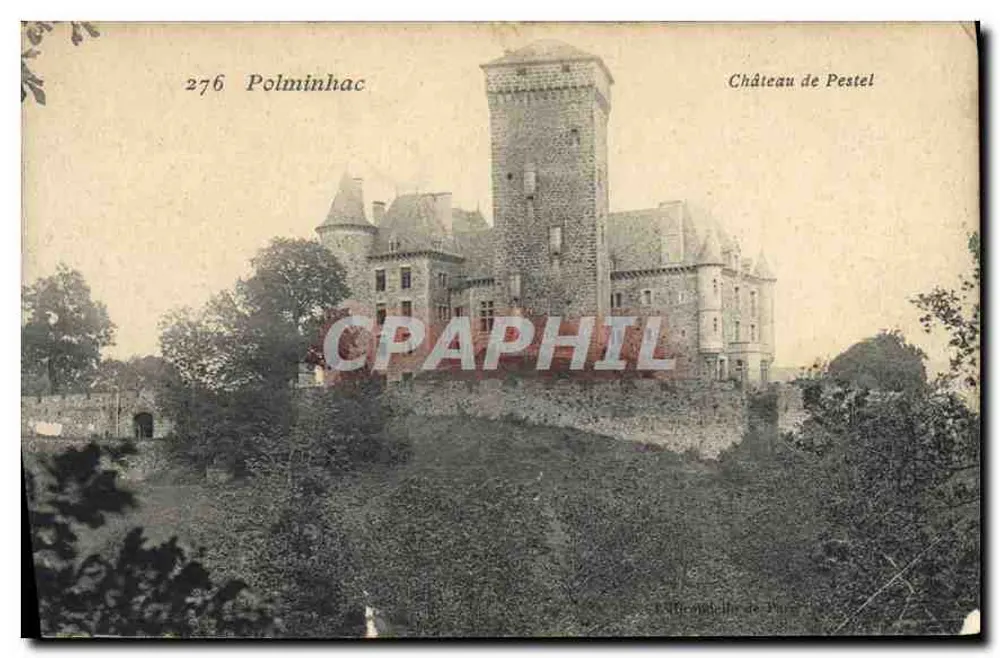 Castelo de Pestel — Polminhac — Editor: Coleção de Paris, n° 276 - Frente