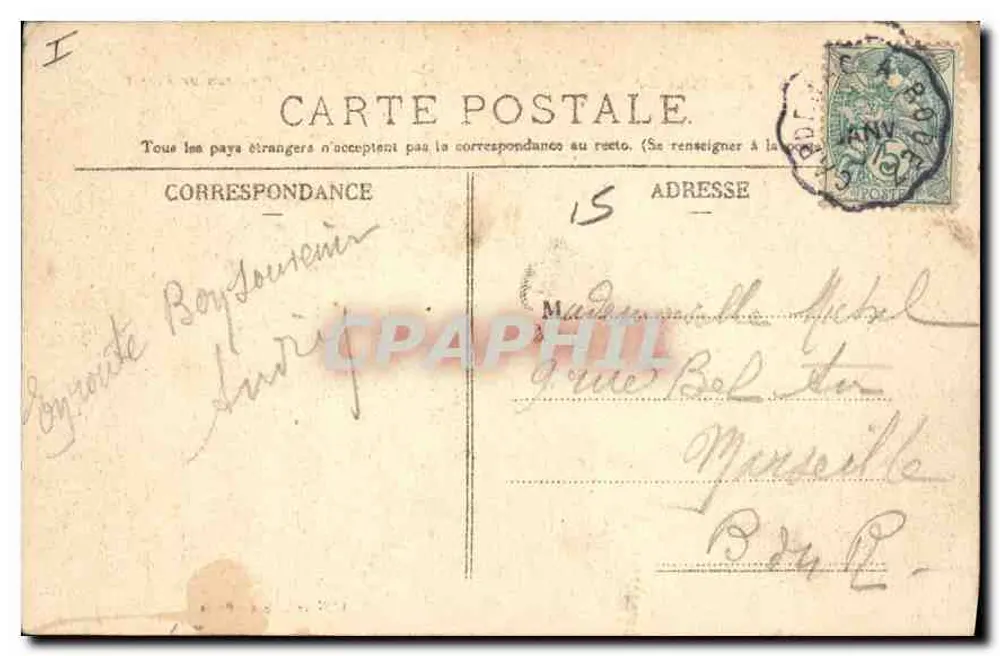 Castelo de Pestel — Polminhac — Editor: Coleção de Paris, n° 276 - Verso