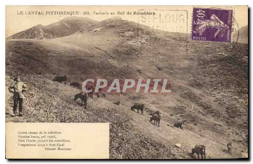 Das malerische Cantal - 403. Schäfer am Col de Romblère — Verlag: Étienne Marceau - Vorderseite