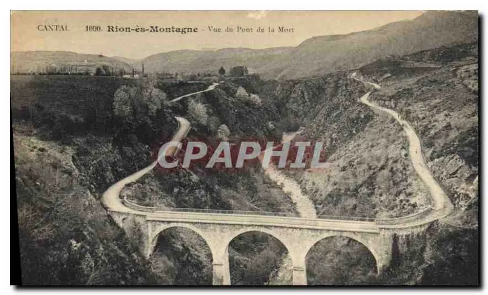 Rion-ès-Montagne — Aussicht von der Brücke des Todes — Cantal - Vorderseite